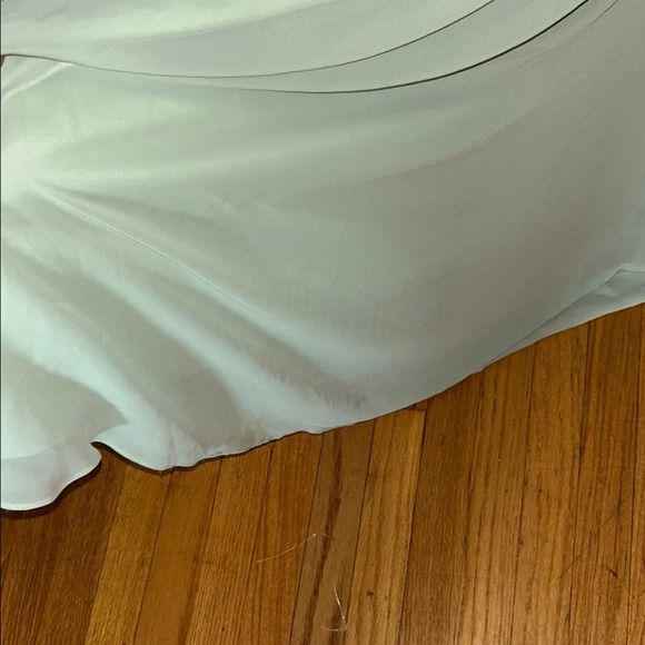 Azazie Green Halter Sundress for Prom - Picture 8 of 12